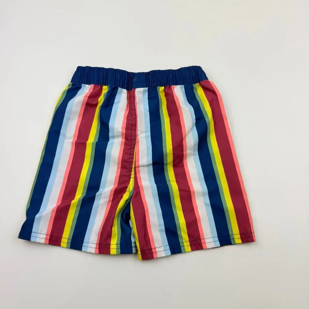 RuggedButts Striped Swim Shorts, Size 4T